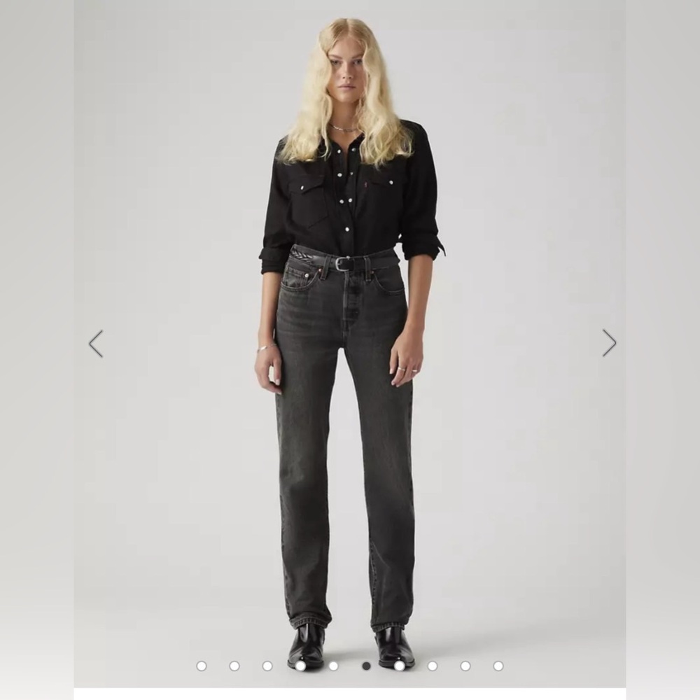 Levi’s Classic High-Rise Straight Jeans - Black Wash